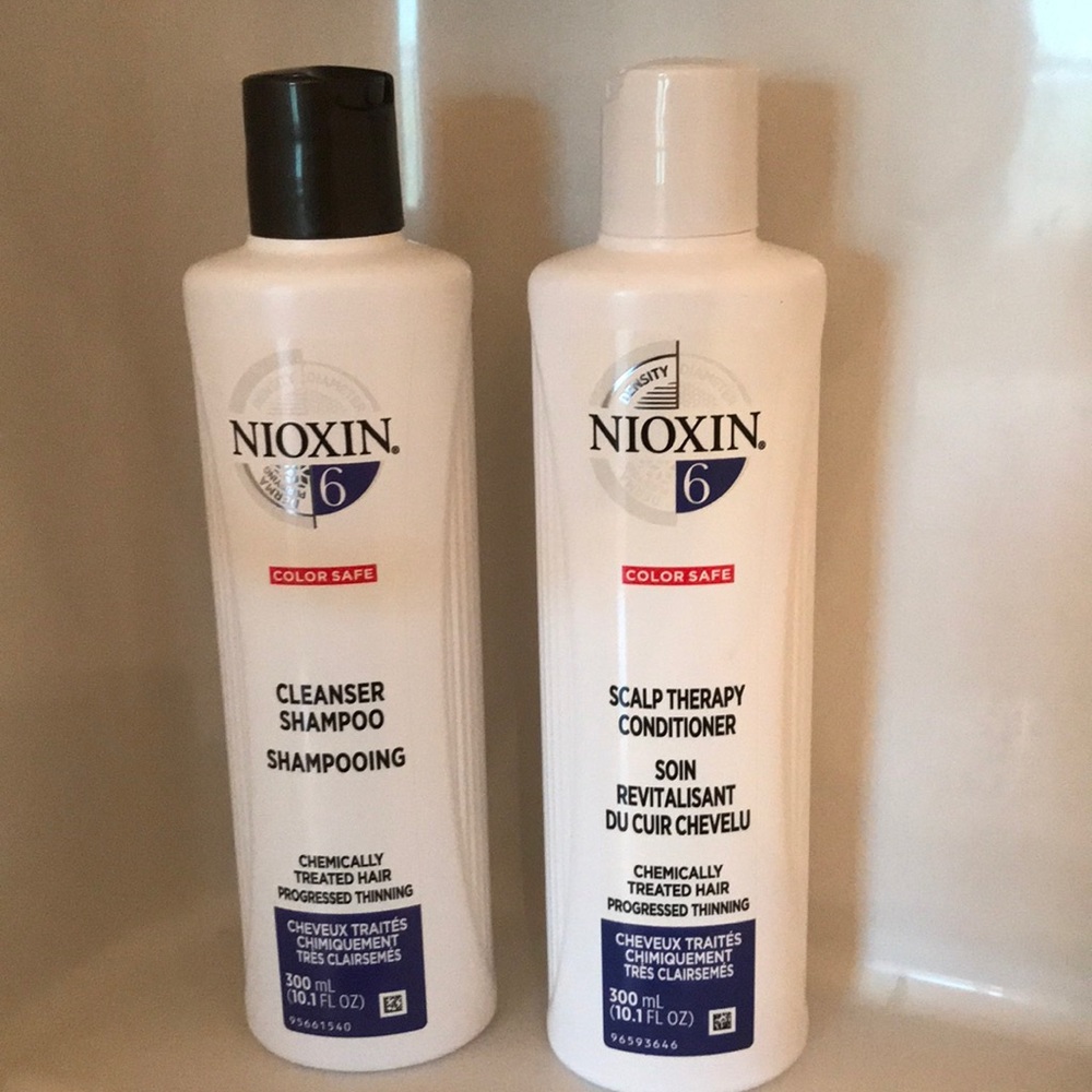 Nioxin 6 color safe shampoo & conditioner